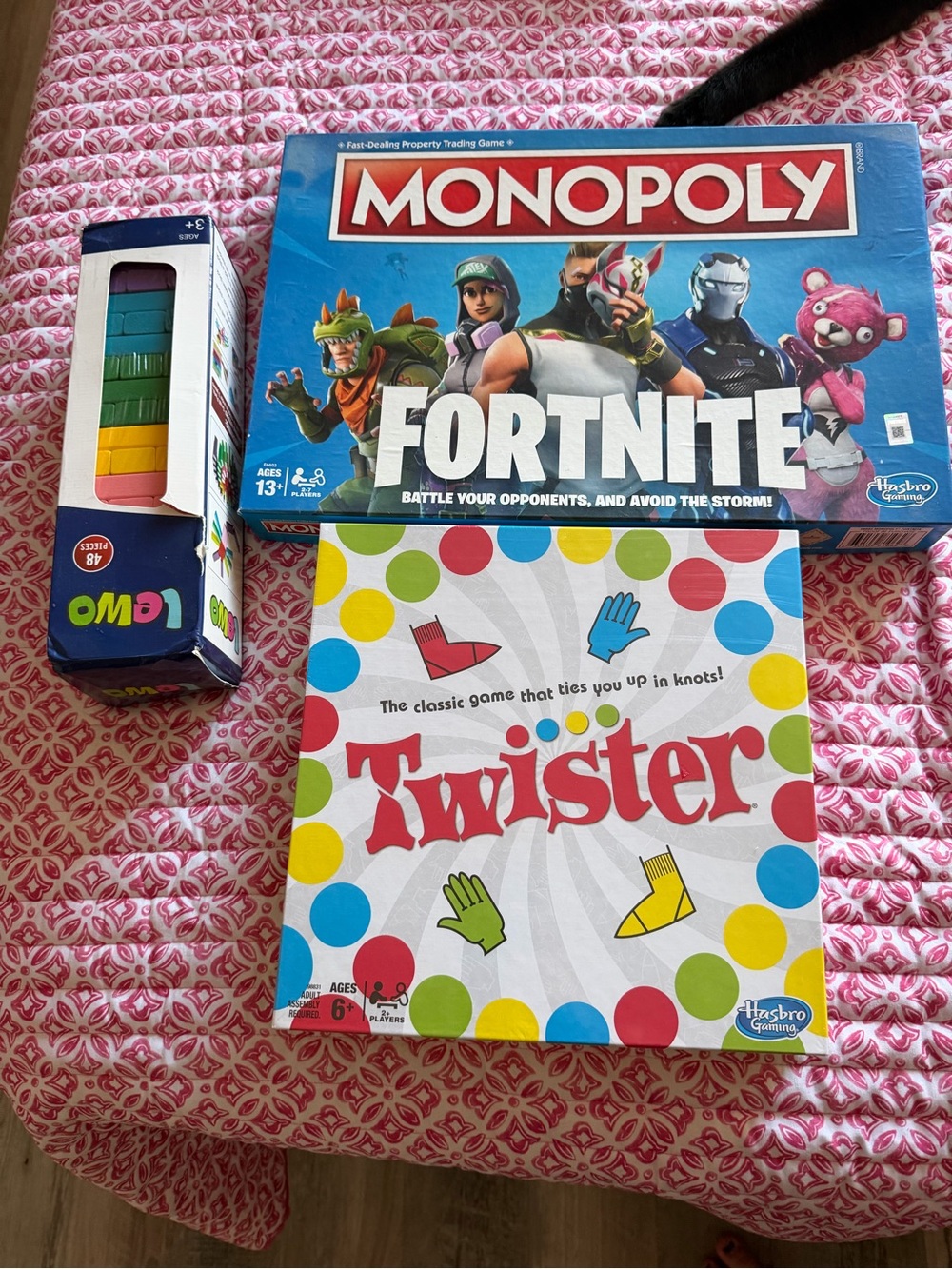 Board Game Fortnite Monopoly Jenga Twister Bundle